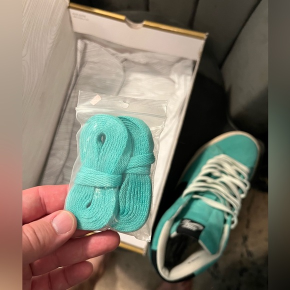 Nike SB Blazer Aqua Blue Azure - Picture 4 of 9